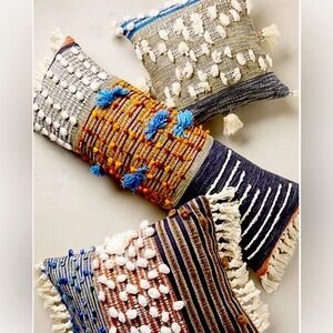 Anthropologie x All Roads Majida lumbar throw pillow